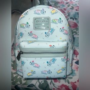 Disney Parks Loungefly Dumbo The Flying Elephant 2022 Mini Backpack Ride Icons